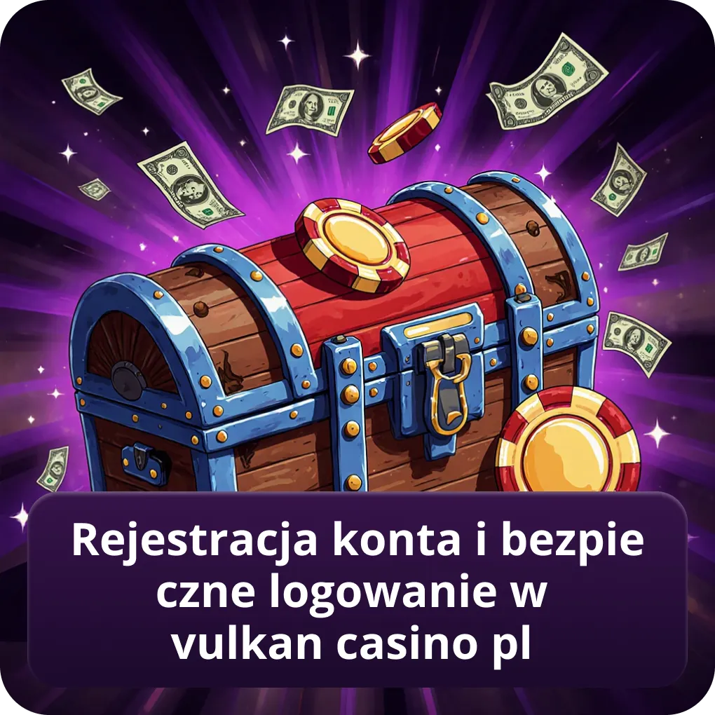 Rejestracja konta i bezpieczne logowanie w Vulkan Casino PL